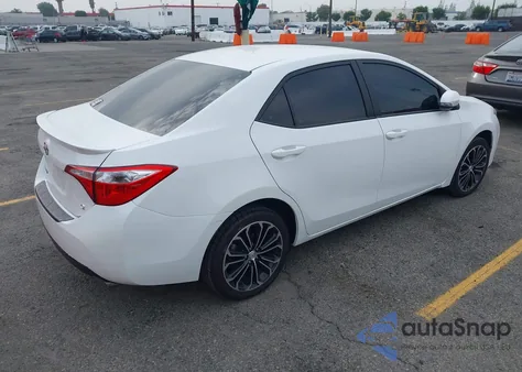 2015 Toyota Corolla S Plus из США, поврежденный, VIN 5YFBURHE4FP260613